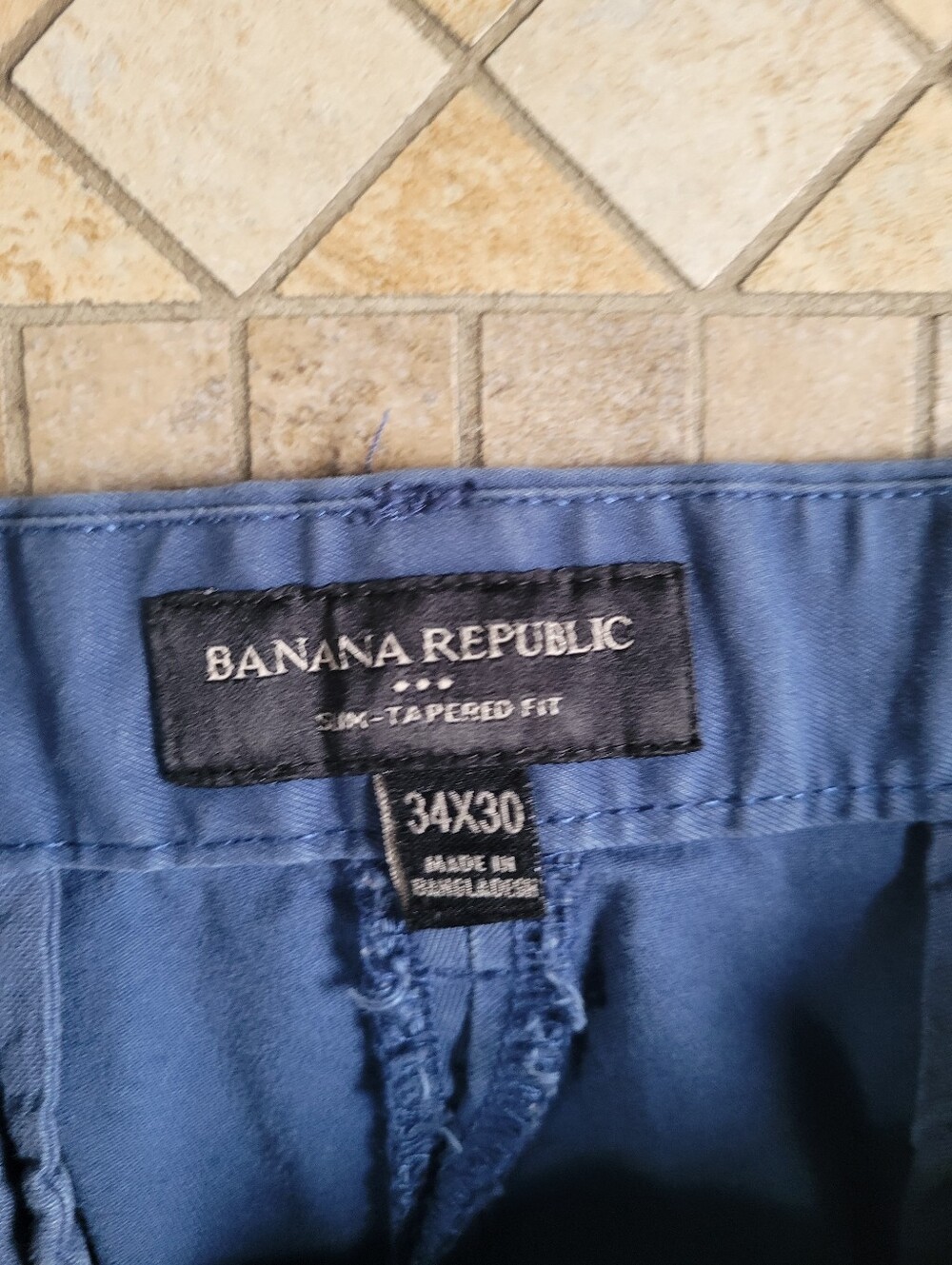 Banana Republic Men's Navy Blue Chino Pants - Picture 3 of 5